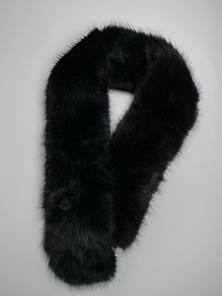 OFF#DLY Schal Fake Fur black