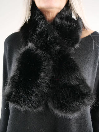 OFF#DLY Schal Fake Fur black