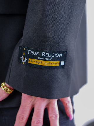 True Religion Oversized Blazer black