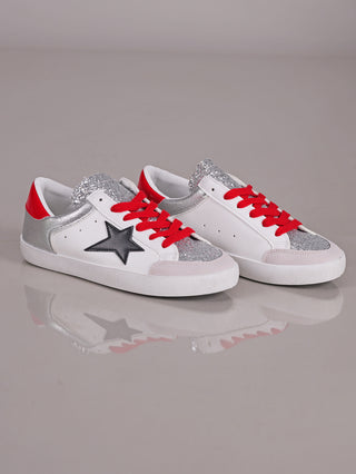 OFF#DLX STAR Sneaer White/Red