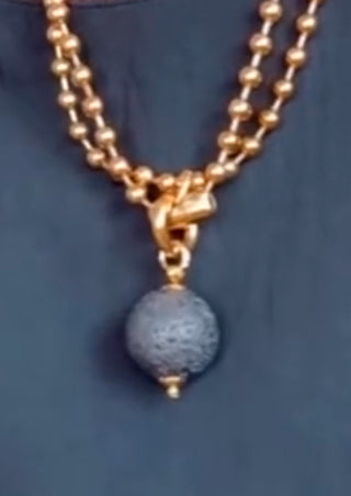 Glam & Rock Lavakugel black/gold