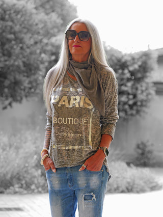 OFF#DLY Shirt Paris taupe