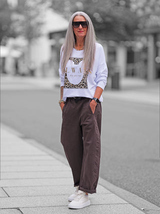 OFF#DLY Joggpant Melania schoko