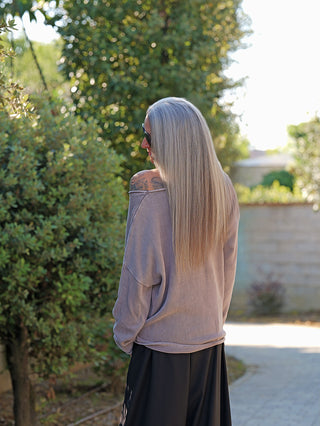 OFF#DLY Pulli Abby grau