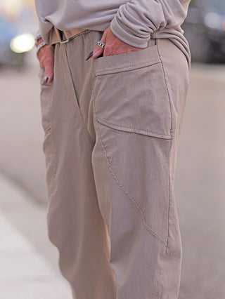 OFF#DLY Pant Bora taupe