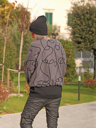 OFF#DLY Jacke Alina asphalt