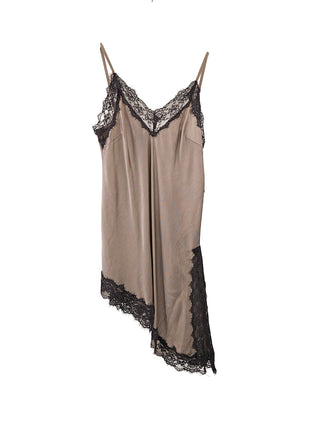 OFF#DLY Top Spitze Veronika silver/black