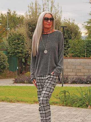 OFF#DLY Pulli Lola black/wash