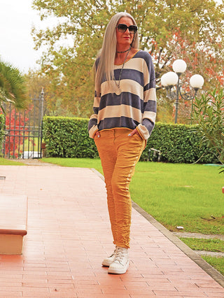 OFF#DLY Joggpant Pisa gelb