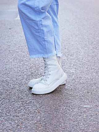 OFF#DLY Wide Leg Denim lightblue