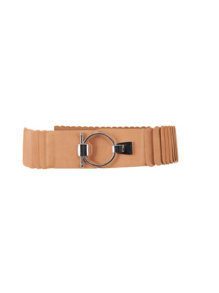 OFF#DLY Gürtel Ringschliesse beige
