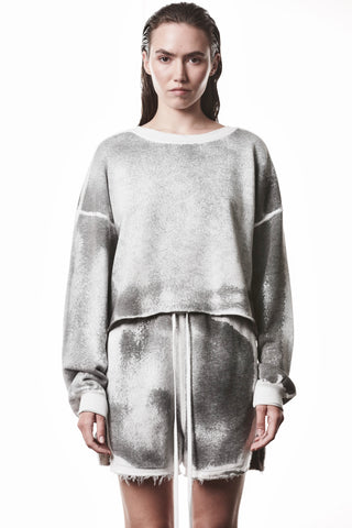 Thom Krom WS496 Sweat spray grey