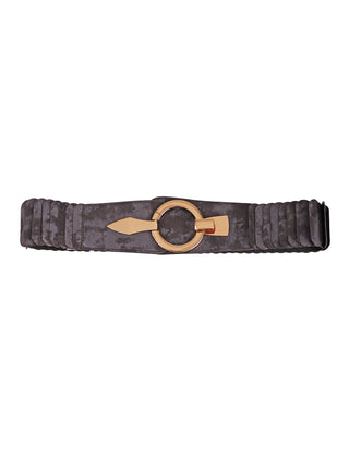 OFF#DLY Gürtel m. Ringschließe leo blue/black