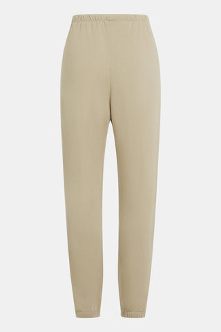 Penn&Ink Hose Print perrer/ecru: Beige Jogger-Sweatpants mit elastischem Bund und Bündchen, markantem ON HOLIDAY-Print am Bein, seitlichen Taschen und schmal zulaufender Silhouette für lässigen Komfort.