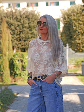 OFF#DLY Tee Annabel vanille