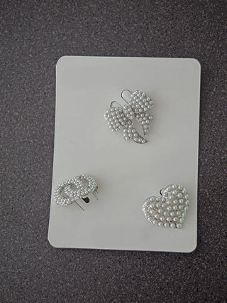 OFF#DLY Anstecknadel  3er Set silber