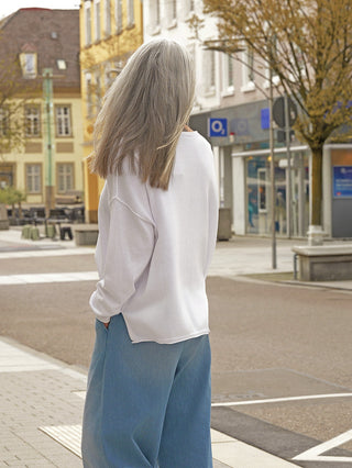 OFF#DLY Pulli Carla white