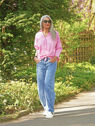 OFF#DLY Bluse Ronja pink