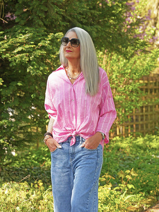 OFF#DLY Bluse Ronja pink