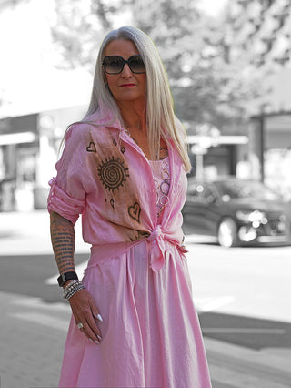 OFF#DLY Bluse Ulla pink