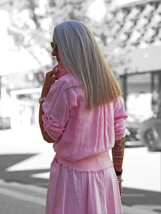 OFF#DLY Bluse Ulla pink