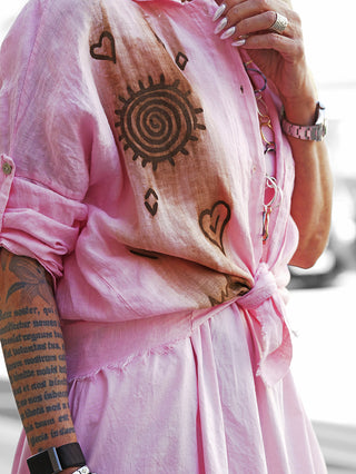OFF#DLY Bluse Ulla pink