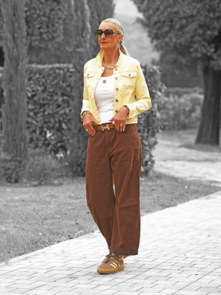 OFF#DLY Barrel Color Denim Mia brown