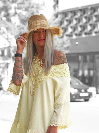 OFF#DLY Kleid Rabea yellow