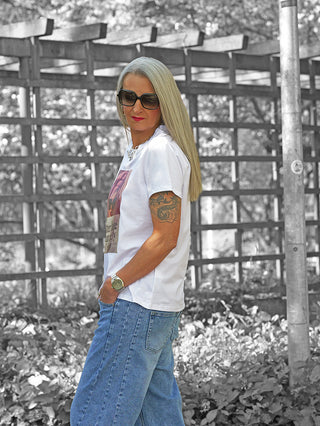 OFF#DLY T-Shirt Sunny white