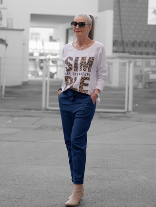 OFF#DLY Joggpant Luise marine