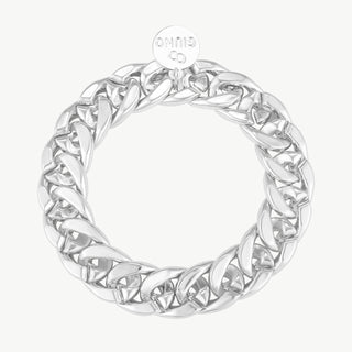 OFF#DLY Gliederarmband silver