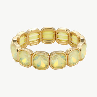 OFF#DLY Armband Glassteine gold