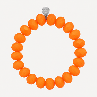 OFF#DLY Kristallperlenarmband orange