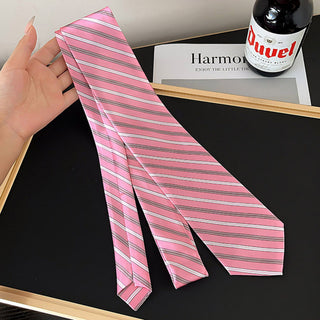 OFF#DLY Krawatte Stripes rose