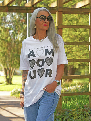OFF#DLY Tee Finja white
