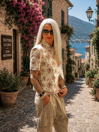 OFF#DLY Jacke Flora beige