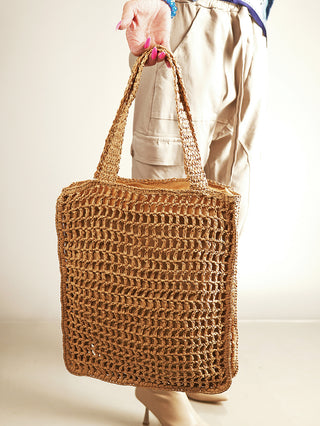 OFF#DLY Netztasche Paris camel