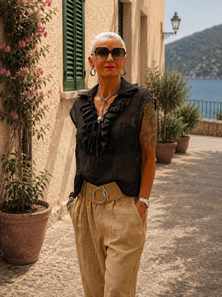 OFF#DLY Bluse Livorna black