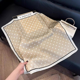 OFF#DLY Tuch Polka Dots beige/camel