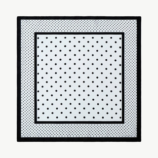 OFF#DLY Tuch Polka Dots black/white