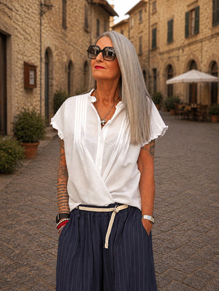 OFF#DLY Shirt Limone white