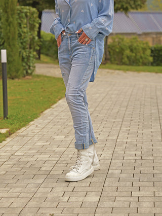 OFF#DLY Destroy Denim Lou lightblue