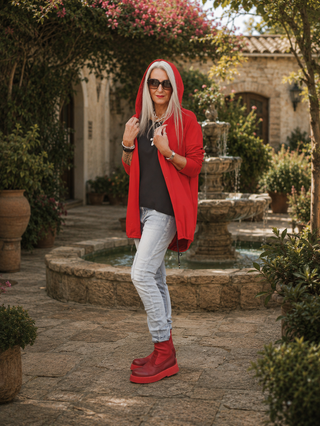 OFF#DLY Jacke Milano red