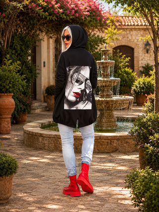 OFF#DLY Jacke Milano black