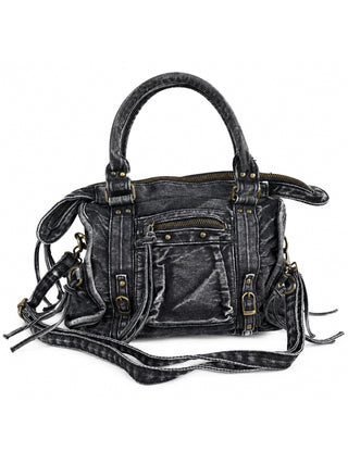 OFF#DLY Denim Bag Luce black