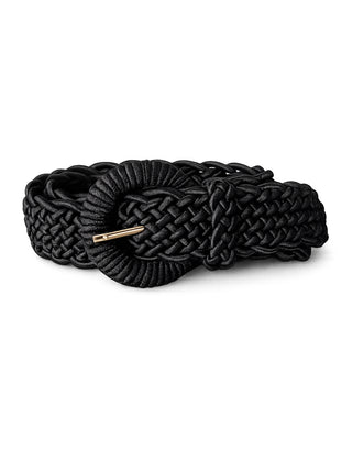 OFF#DLY Flechtgürtel black