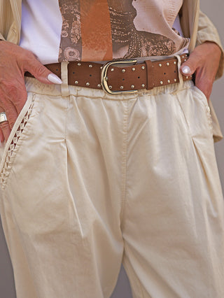 OFF#DLY Pant Como vanille