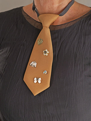 OFF#DLY Kravatte beige
