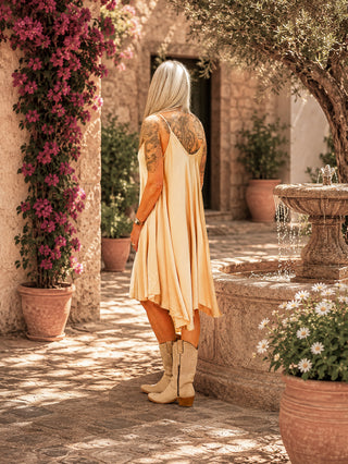 OFF#DLY Kleid Livorno beige