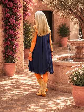 OFF#DLY Kleid Livorno marine